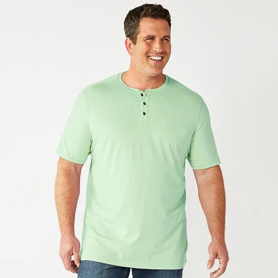 Big & Tall Apt. 9® Core Classic-Fit Henley Burgundy 9 Big & Tall Apt. 9® Core Classic-Fit Henley Burgundy - Image 7