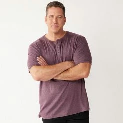 Big & Tall Apt. 9® Core Classic-Fit Henley Burgundy 30 Big & Tall Apt. 9® Core Classic-Fit Henley Burgundy -Apt. 9 Sales Store unnamed file 1015