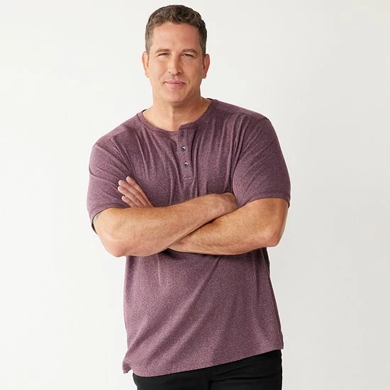 Big & Tall Apt. 9® Core Classic-Fit Henley Burgundy 11 Big & Tall Apt. 9® Core Classic-Fit Henley Burgundy - Image 9