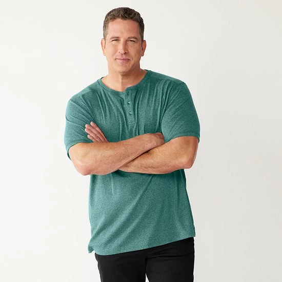 Big & Tall Apt. 9® Core Classic-Fit Henley Burgundy 14 Big & Tall Apt. 9® Core Classic-Fit Henley Burgundy - Image 12