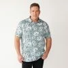Men's Big & Tall Apt. 9® Printed Party Polo Gray Floral -Apt. 9 Sales Store unnamed file 1027