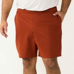 Big & Tall Apt. 9® Premier Flex E-Waist 9-inch Shorts Chelsea Blue -Apt. 9 Sales Store unnamed file 1045