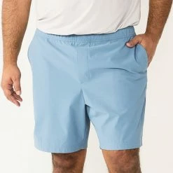 Big & Tall Apt. 9® Premier Flex E-Waist 9-inch Shorts Chelsea Blue -Apt. 9 Sales Store unnamed file 1048