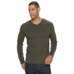 Big & Tall Apt. 9® Premier Flex Classic-Fit Stretch V-Neck Tee Rosin -Apt. 9 Sales Store unnamed file 1070