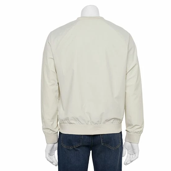 Men's Apt. 9® Athleisure Tech Bomber Jacket Beige 4 Men's Apt. 9® Athleisure Tech Bomber Jacket Beige - Image 2