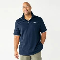 Big & Tall Apt. 9® Striped Polo Navy -Apt. 9 Sales Store unnamed file 1093