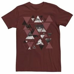 Men's Apt. 9® Abstract Geometric Triangle Collage Tee Cardinal