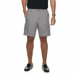 Men's Apt. 9® Premier Flex Shorter Length Cargo Shorts Briarwood Gray -Apt. 9 Sales Store unnamed file 1215