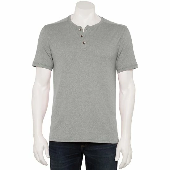 Men's Apt. 9® Core Classic-Fit Henley Oatmeal 11 Men's Apt. 9® Core Classic-Fit Henley Oatmeal - Image 9