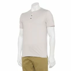 Men's Apt. 9® Core Classic-Fit Henley Oatmeal 33 Men's Apt. 9® Core Classic-Fit Henley Oatmeal -Apt. 9 Sales Store unnamed file 1230