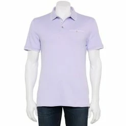 Men's Apt. 9® Tipped Polo Purple