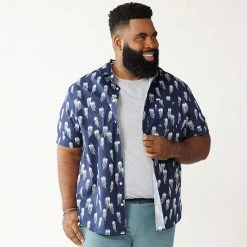 Big & Tall Apt. 9® Stretch Poplin Button-Down Shirt Jellyfish Print 15 Big & Tall Apt. 9® Stretch Poplin Button-Down Shirt Jellyfish Print -Apt. 9 Sales Store unnamed file 1346