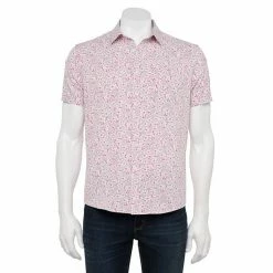 Men's Apt. 9® Smart Tech Classic-Fit Stretch Untucked Button-Down Shirt Black Print -Apt. 9 Sales Store unnamed file 1364