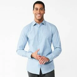 Men's Apt. 9® Premier Flex Slim-Fit Spread-Collar Dress Shirt Studio White -Apt. 9 Sales Store unnamed file 1381