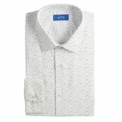 Men's Apt. 9® Premier Flex Slim-Fit Spread-Collar Dress Shirt Studio White -Apt. 9 Sales Store unnamed file 1384
