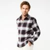 Men's Apt. 9® Stretch Flannel Untucked-Fit Shirt Burnt Henna -Apt. 9 Sales Store unnamed file 1413