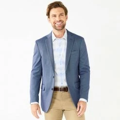Men's Apt. 9® Premier Flex Slim-Fit Knit Sport Coat Gray Camo -Apt. 9 Sales Store unnamed file 1435