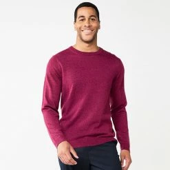 Men's Apt. 9® Merino Wool Blend Sweater Stone Heather -Apt. 9 Sales Store unnamed file 161