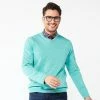 Men's Apt. 9® Merino Blend V-Neck Sweater Stone Heather -Apt. 9 Sales Store unnamed file 172