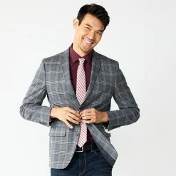 Men's Apt. 9® Premier Flex Slim-Fit Essential Sport Coat Navy Indigo Seersucker -Apt. 9 Sales Store unnamed file 207