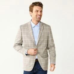 Men's Apt. 9® Premier Flex Slim-Fit Essential Sport Coat Navy Indigo Seersucker -Apt. 9 Sales Store unnamed file 213