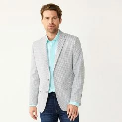 Men's Apt. 9® Premier Flex Slim-Fit Essential Sport Coat Navy Indigo Seersucker -Apt. 9 Sales Store unnamed file 217