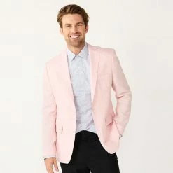 Men's Apt. 9® Premier Flex Slim-Fit Essential Sport Coat Navy Indigo Seersucker -Apt. 9 Sales Store unnamed file 218