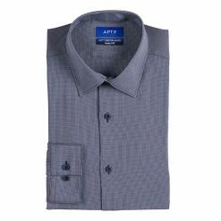 Men's Apt. 9® Slim-Fit Performance Dress Shirt Triangle Geo Blue -Apt. 9 Sales Store unnamed file 263