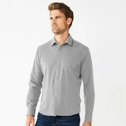 Men's Apt. 9® Slim Untucked-Fit Athleisure Tech Shirt Winetasting -Apt. 9 Sales Store unnamed file 289