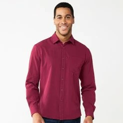 Men's Apt. 9® Slim Untucked-Fit Athleisure Tech Shirt Winetasting -Apt. 9 Sales Store unnamed file 292