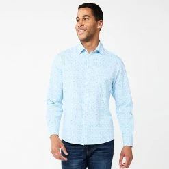 Men's Apt. 9® Slim Untucked-Fit Athleisure Tech Shirt Winetasting -Apt. 9 Sales Store unnamed file 293