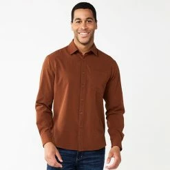Men's Apt. 9® Slim Untucked-Fit Athleisure Tech Shirt Winetasting -Apt. 9 Sales Store unnamed file 294