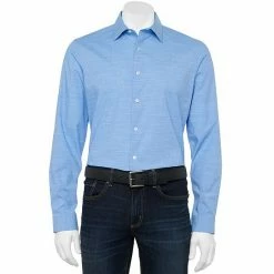 Big & Tall Apt. 9® Premier Flex Spread-Collar Dress Shirt Blue Windowpane 30 Big & Tall Apt. 9® Premier Flex Spread-Collar Dress Shirt Blue Windowpane -Apt. 9 Sales Store unnamed file 337