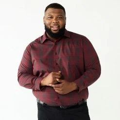 Big & Tall Apt. 9® Premier Flex Spread-Collar Dress Shirt Blue Windowpane 31 Big & Tall Apt. 9® Premier Flex Spread-Collar Dress Shirt Blue Windowpane -Apt. 9 Sales Store unnamed file 338