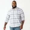 Big & Tall Apt. 9® Plaid Flannel Button-Down Shirt Jet Black 1 Big & Tall Apt. 9® Plaid Flannel Button-Down Shirt Jet Black -Apt. 9 Sales Store unnamed file 349