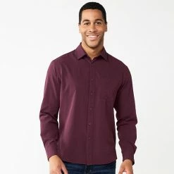 Men's Apt. 9® Athleisure Untucked-Fit Tech Shirt Grey -Apt. 9 Sales Store unnamed file 393