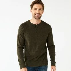 Men's Apt. 9® Core Henley Top Forest -Apt. 9 Sales Store unnamed file 4