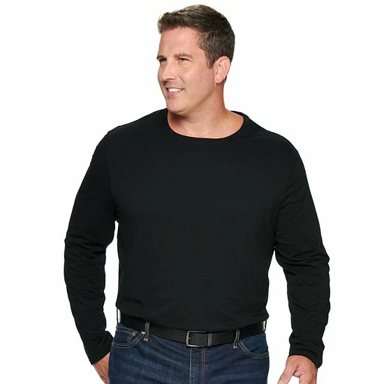 Big & Tall Apt. 9® Premier Flex Classic-Fit Stretch Crewneck Tee Dark Teal 6 Big & Tall Apt. 9® Premier Flex Classic-Fit Stretch Crewneck Tee Dark Teal - Image 4