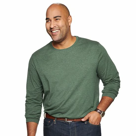 Big & Tall Apt. 9® Premier Flex Classic-Fit Stretch Crewneck Tee Dark Teal 7 Big & Tall Apt. 9® Premier Flex Classic-Fit Stretch Crewneck Tee Dark Teal - Image 5