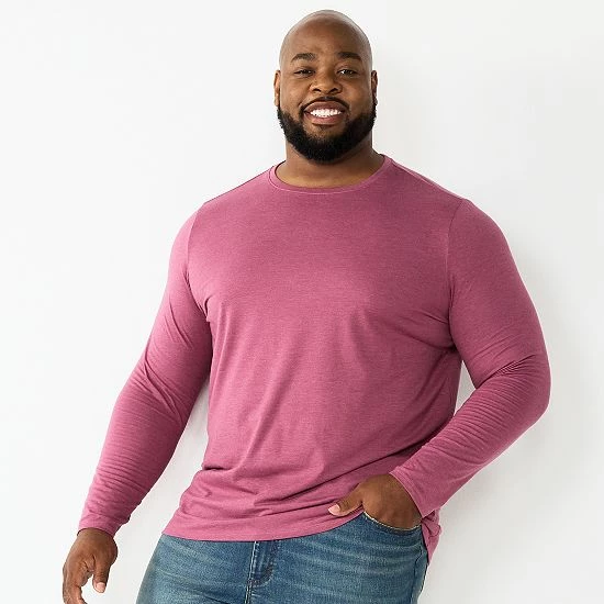 Big & Tall Apt. 9® Premier Flex Classic-Fit Stretch Crewneck Tee Dark Teal 12 Big & Tall Apt. 9® Premier Flex Classic-Fit Stretch Crewneck Tee Dark Teal - Image 10