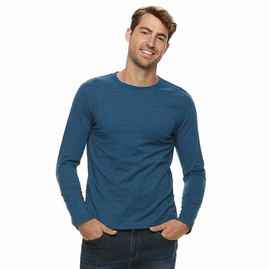 Big & Tall Apt. 9® Premier Flex Classic-Fit Stretch Crewneck Tee Dark Teal 19 Big & Tall Apt. 9® Premier Flex Classic-Fit Stretch Crewneck Tee Dark Teal - Image 17