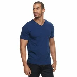Men's Apt. 9® Solid V-neck Tee Marine Life -Apt. 9 Sales Store unnamed file 45