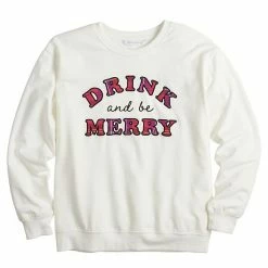 Women's Apt. 9® Holiday Graphic Sweatshirt Merry Shine -Apt. 9 Sales Store unnamed file 451
