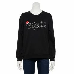 Women's Apt. 9® Holiday Graphic Sweatshirt Merry Shine -Apt. 9 Sales Store unnamed file 458