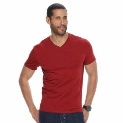 Men's Apt. 9® Solid V-neck Tee Marine Life -Apt. 9 Sales Store unnamed file 46