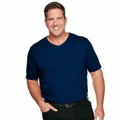 Big & Tall Apt. 9® Core Solid V-Neck Tee Deep Teal -Apt. 9 Sales Store unnamed file 508