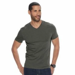 Men's Apt. 9® Solid V-neck Tee Marine Life -Apt. 9 Sales Store unnamed file 51