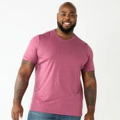 Big & Tall Apt. 9® Core Solid V-Neck Tee Deep Teal -Apt. 9 Sales Store unnamed file 512