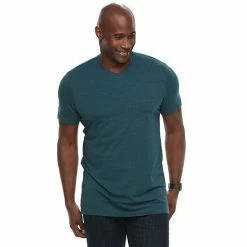 Big & Tall Apt. 9® Core Solid V-Neck Tee Deep Teal -Apt. 9 Sales Store unnamed file 520