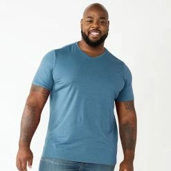 Big & Tall Apt. 9® Core Solid V-Neck Tee Deep Teal -Apt. 9 Sales Store unnamed file 523